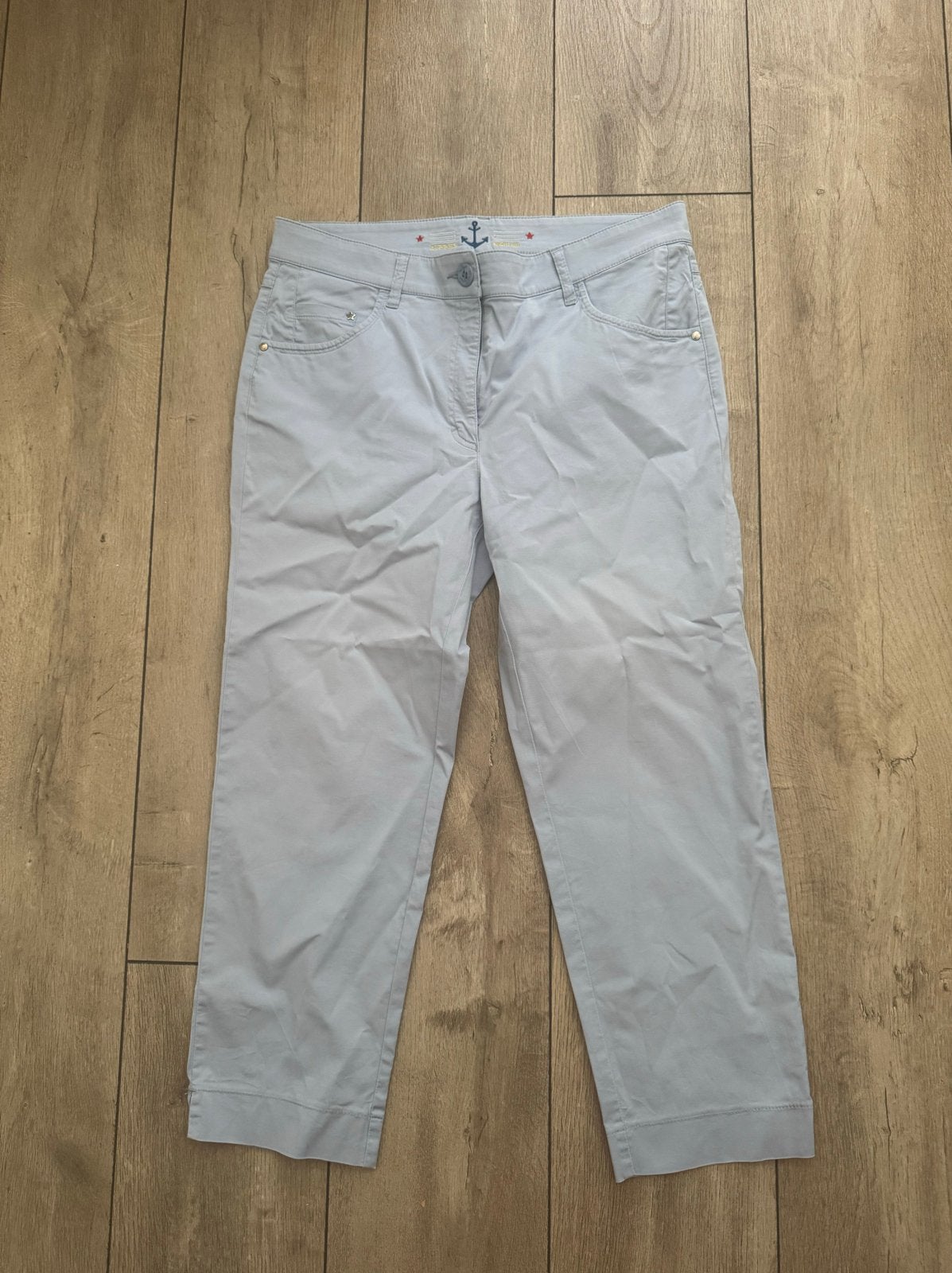 Zerres Comfort-S Capri Broek Maat 40 Lichtblauw, Maat 38/40 (M), Blauw, Ophalen of Verzenden, Zo goed als nieuw