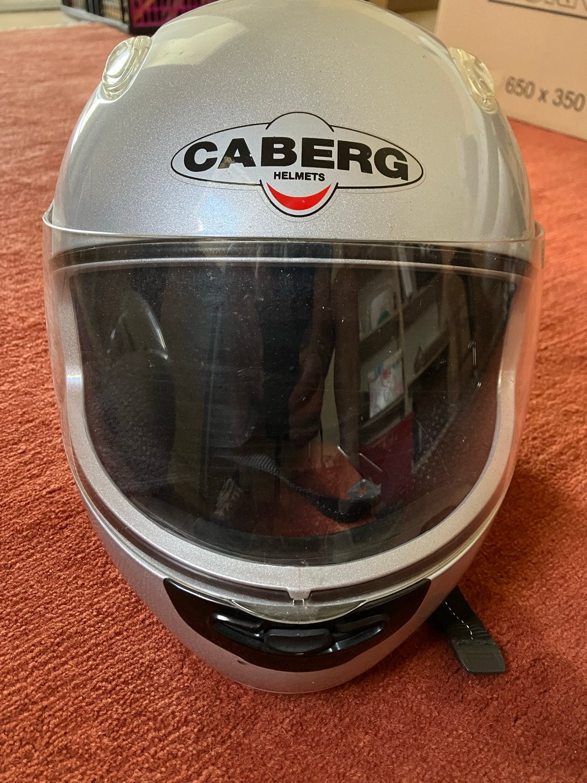 Caberg systeemhelm - Zilverkleurig, Systeemhelm, Ophalen of Verzenden, S, Dames