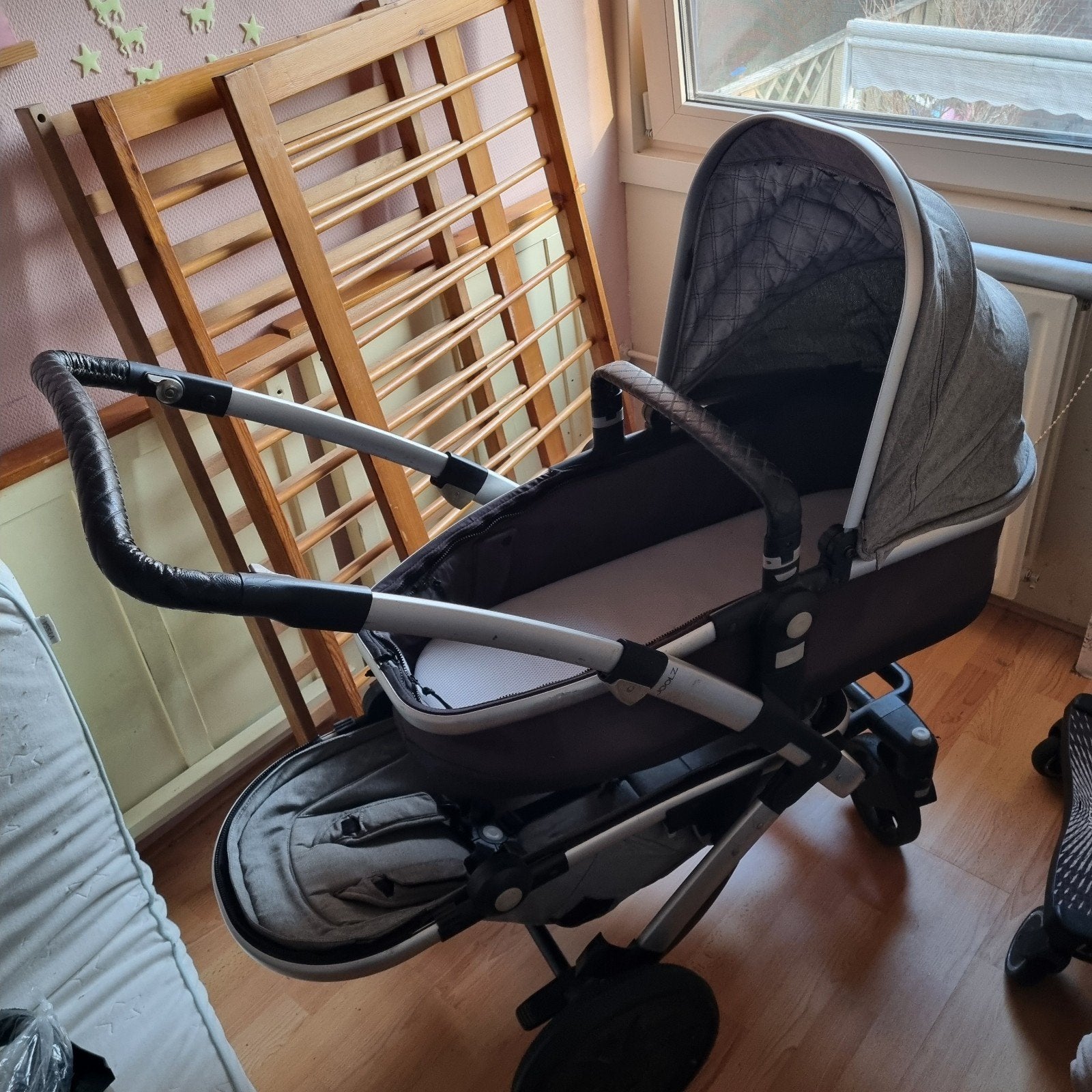 Joolz Geo, Gebruikt, Verstelbare duwstang, Ophalen, Kinderwagen