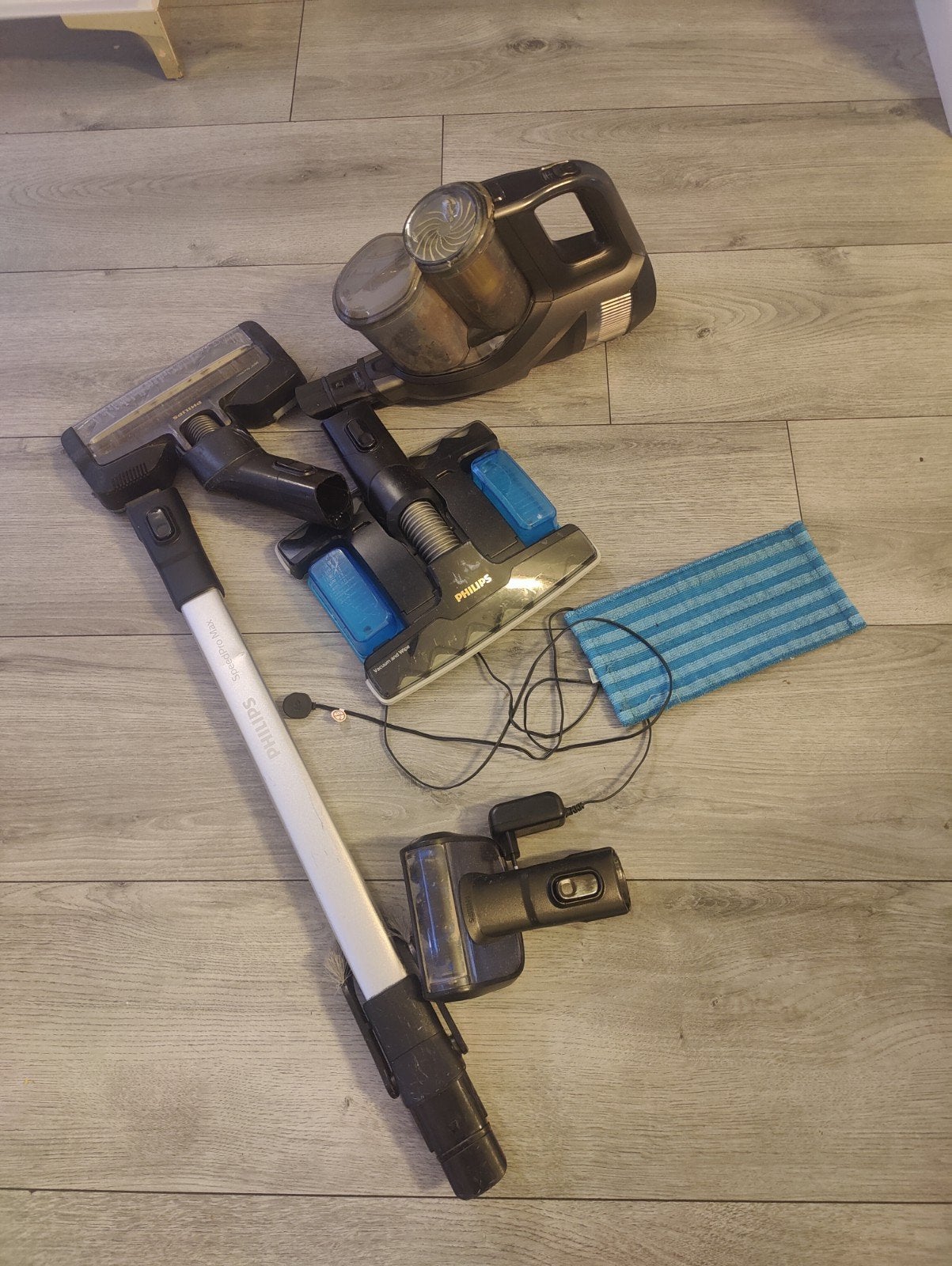 Philips SpeedPro Max Aqua Plus alleen onderdelen, Witgoed en Apparatuur, Stofzuigers, Gebruikt, Philips, Ophalen of Verzenden