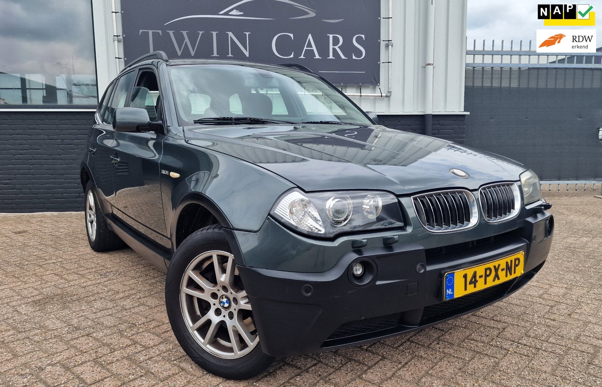BMW X3 3.0i High Executive Aut Navi Xenon Leer, Auto's, BMW, Automaat, Gebruikt, 2000 kg, Vierwielaandrijving