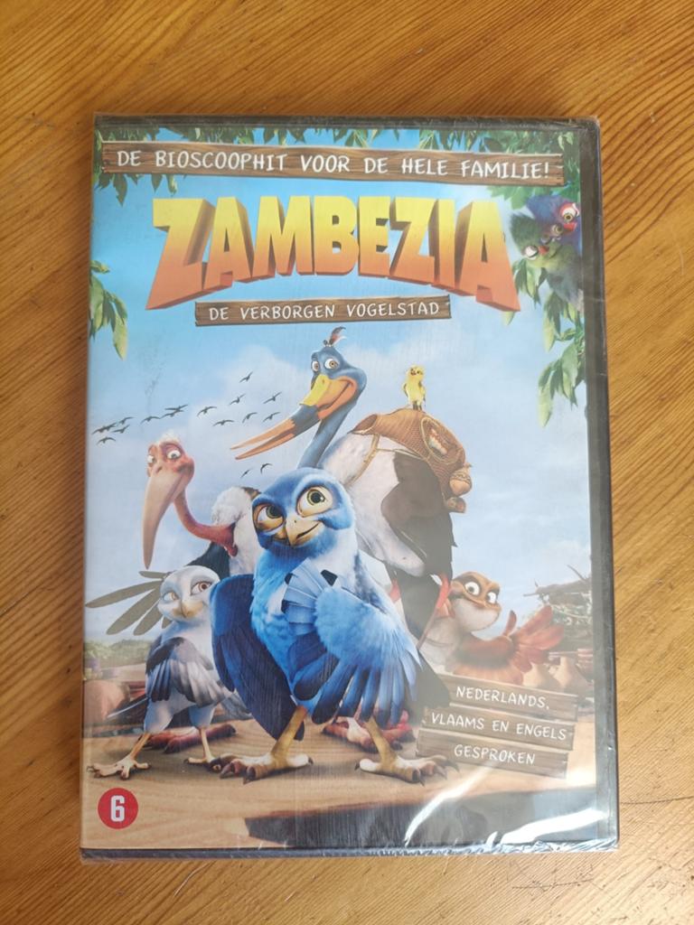 4 Familiefilms: Zambezia, Rio, De Smurfen 1 & 2 (DVD), Avontuur, Ophalen of Verzenden, Vanaf 6 jaar, Nieuw in verpakking