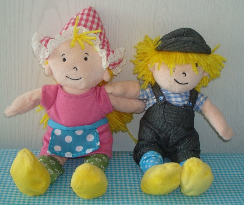 FIEN EN TEUN knuffels boer en boerin, Ophalen of Verzenden, Zo goed als nieuw, Overige typen