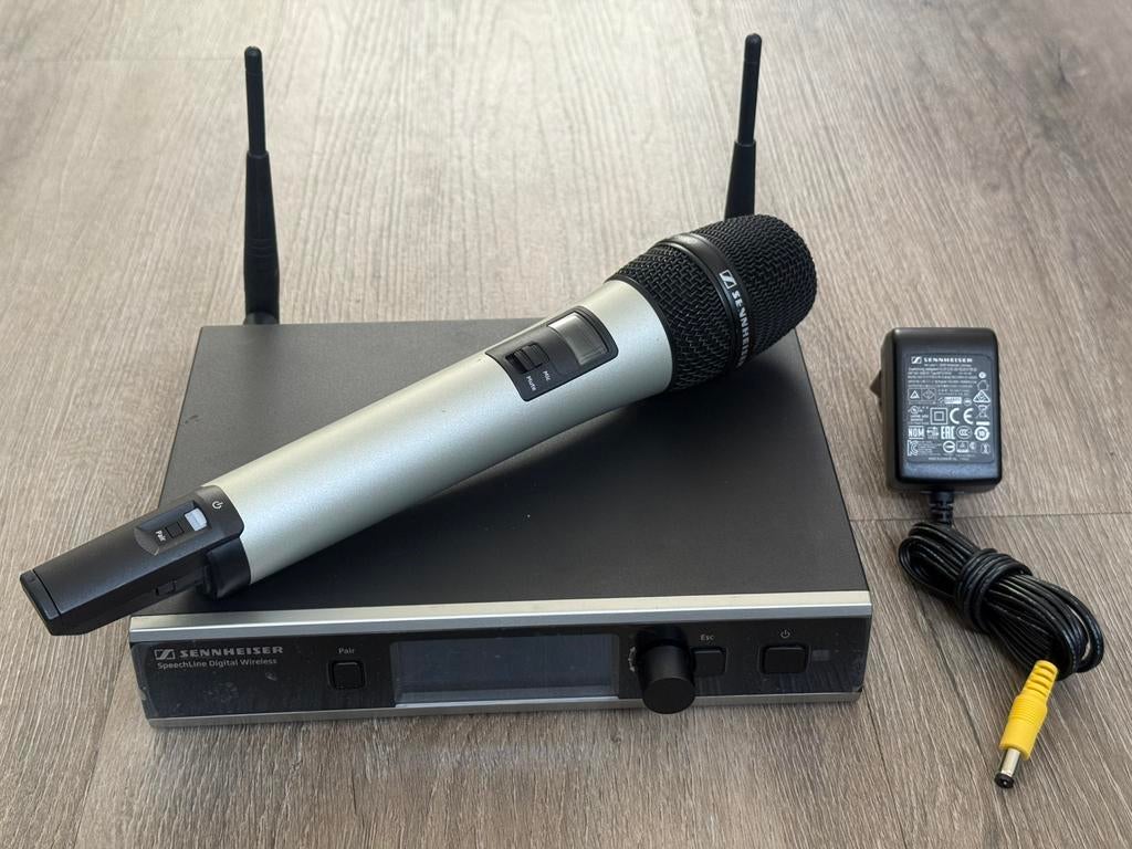 Sennheiser SL HANDHELD SET DW 3-EU (1,9 GHz), Ophalen of Verzenden, Zo goed als nieuw, Zangmicrofoon, Draadloos
