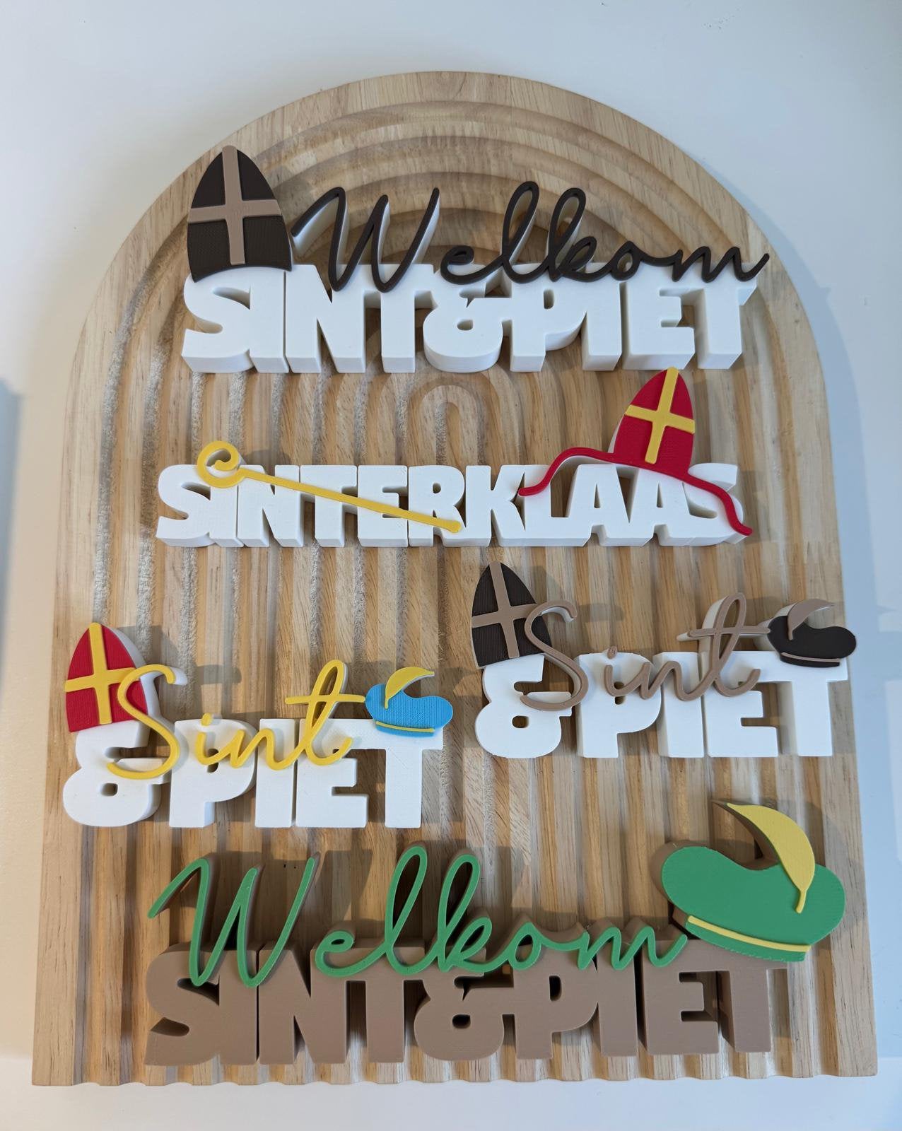 Sinterklaas en Piet en decoratie sets sint viering, Ophalen of Verzenden, Nieuw