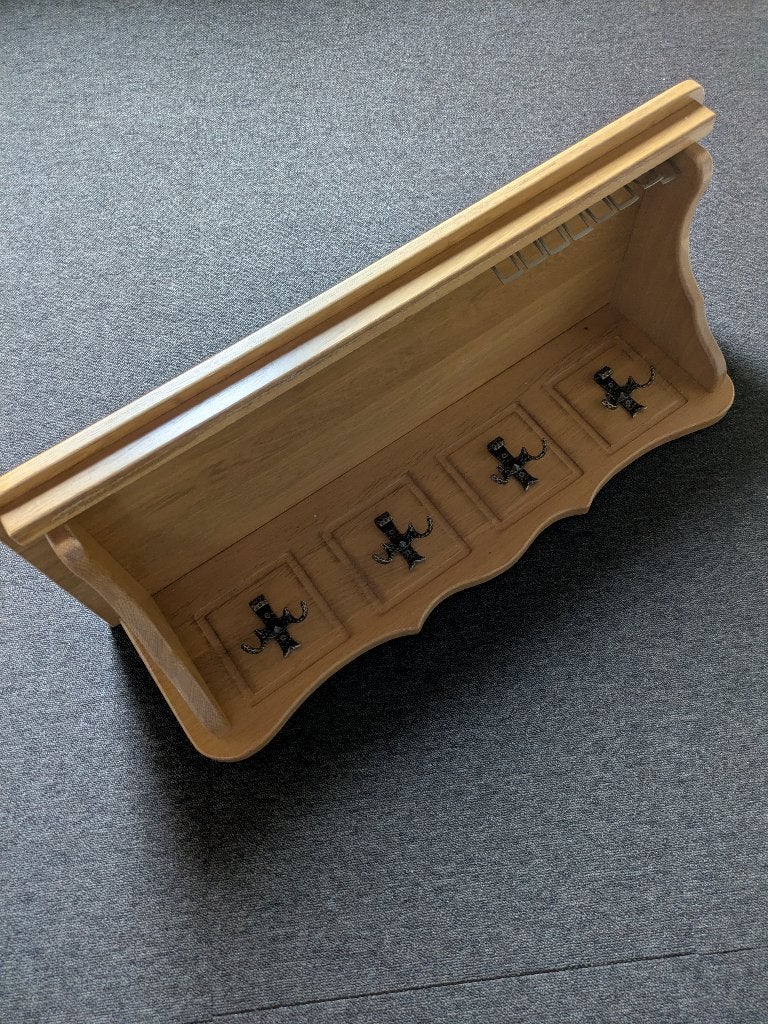 Eiken kapstok, Zo goed als nieuw, Minder dan 100 cm, Hout, Ophalen