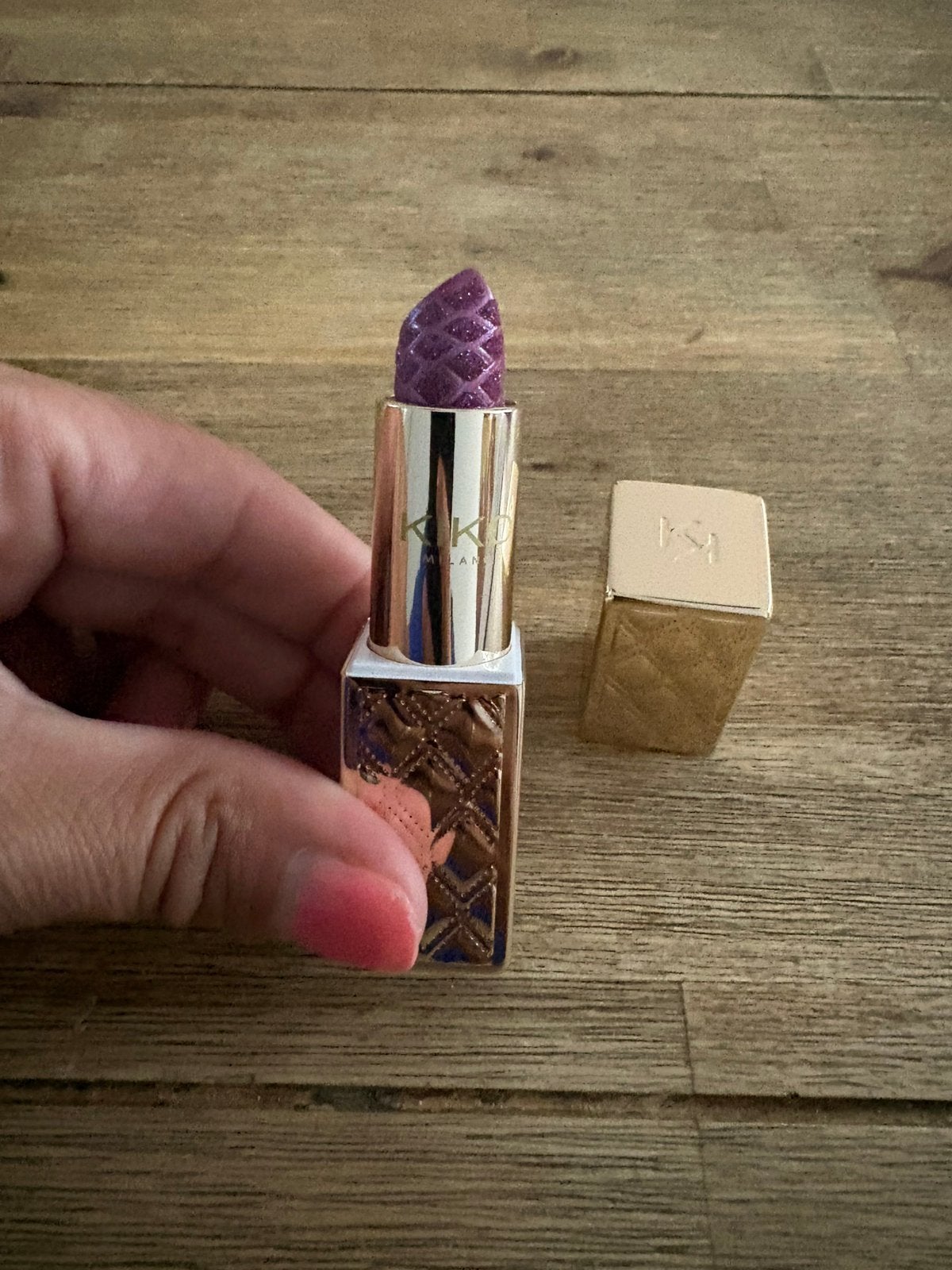 Kiko Milano Holiday Premiere Sparkling Lipstick - 03, Lippen, Paars, Nieuw, Ophalen of Verzenden