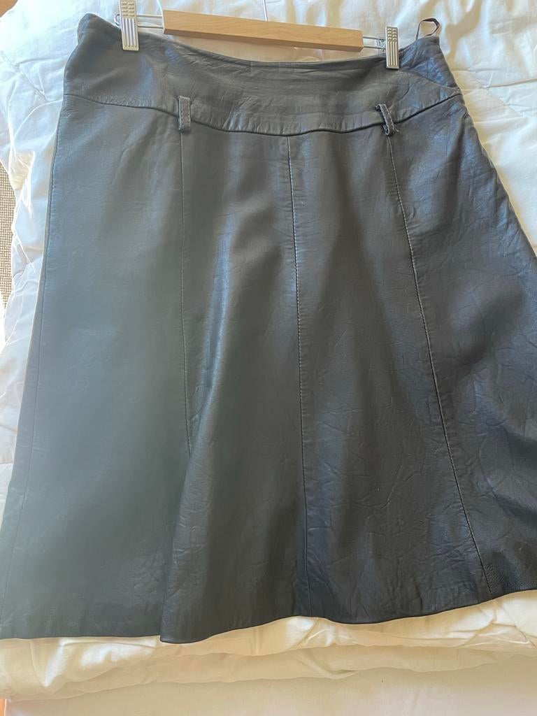 Arma echt leren rok, donkerbruin, maat 42, Kleding | Dames, Rokken, Ophalen of Verzenden, Gedragen, Maat 42/44 (L), Bruin