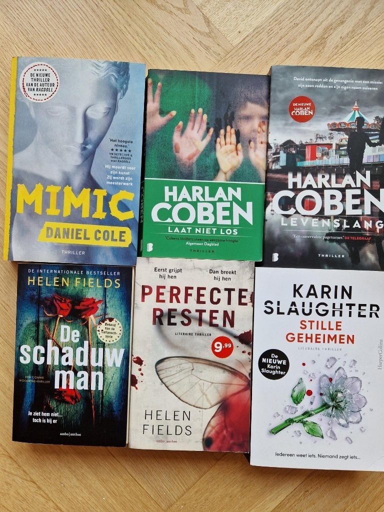 Daniel Cole, Helen Fields, Karin Slaughter, Harlan Coben, Ophalen of Verzenden, Zo goed als nieuw
