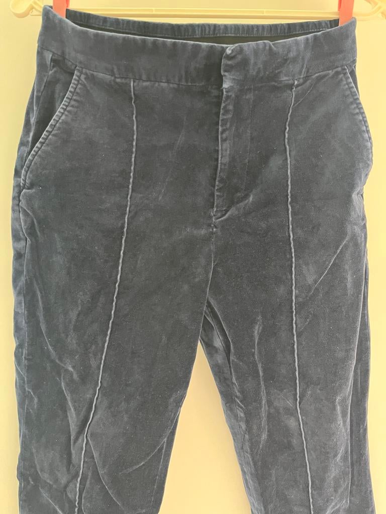 Lands' End fluwelen broek, maat M, Kleding | Dames, Blauw, Ophalen of Verzenden, Zo goed als nieuw, Maat 34 (XS) of kleiner