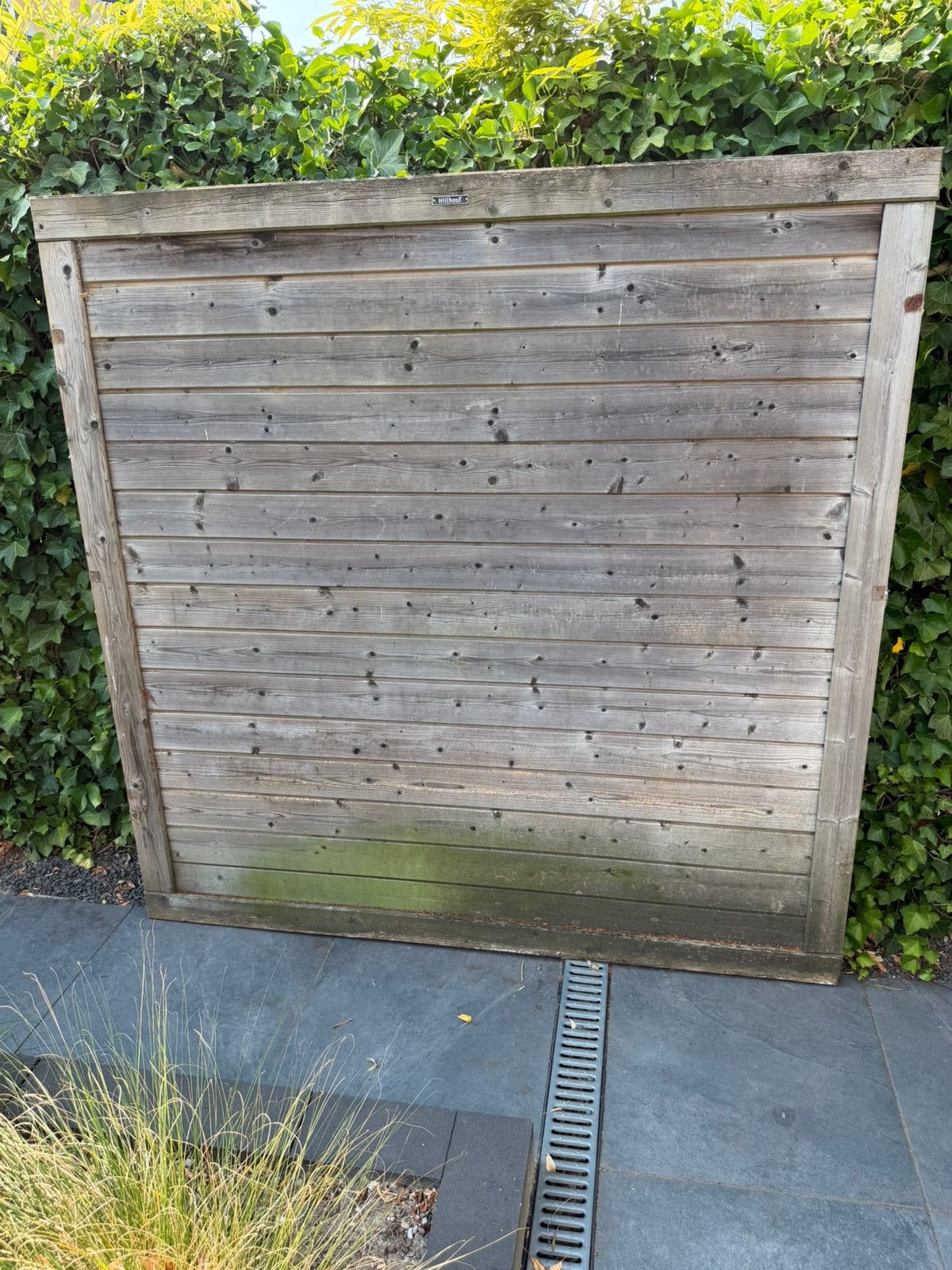 Hilhout tuinscherm, Tuin en Terras, Schuttingen, Ophalen, Minder dan 3 meter, Hout, 1 tot 2 meter