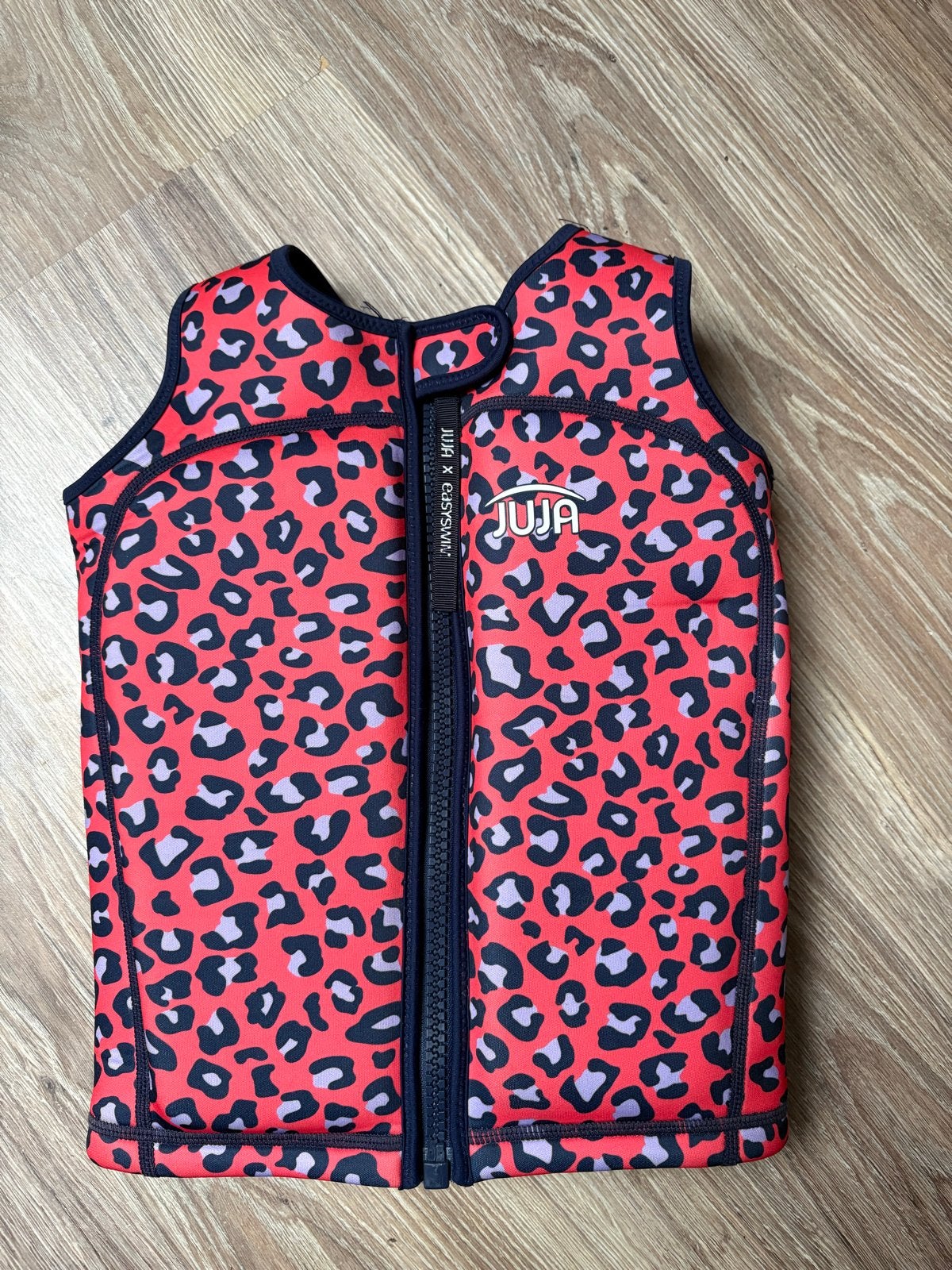 Juja EasySwim zwemvest - Luipaardprint - Maat M (17-24kg), Jongetje of Meisje, Overige maten, Ophalen of Verzenden, Zo goed als nieuw