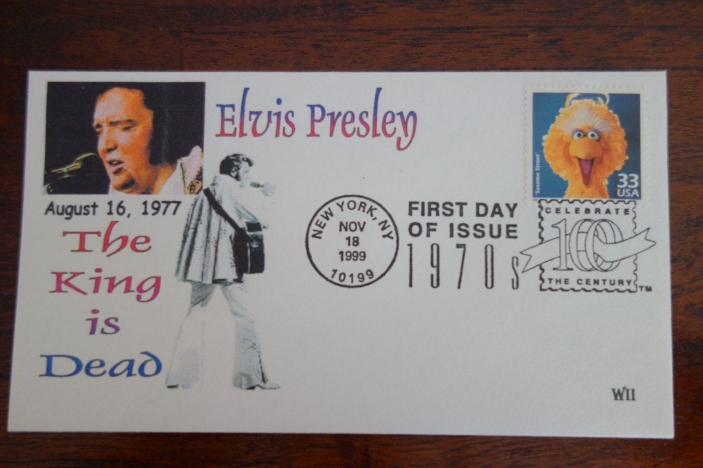 Elvis Presley postkaart, Ophalen of Verzenden, Zo goed als nieuw, Foto of Kaart