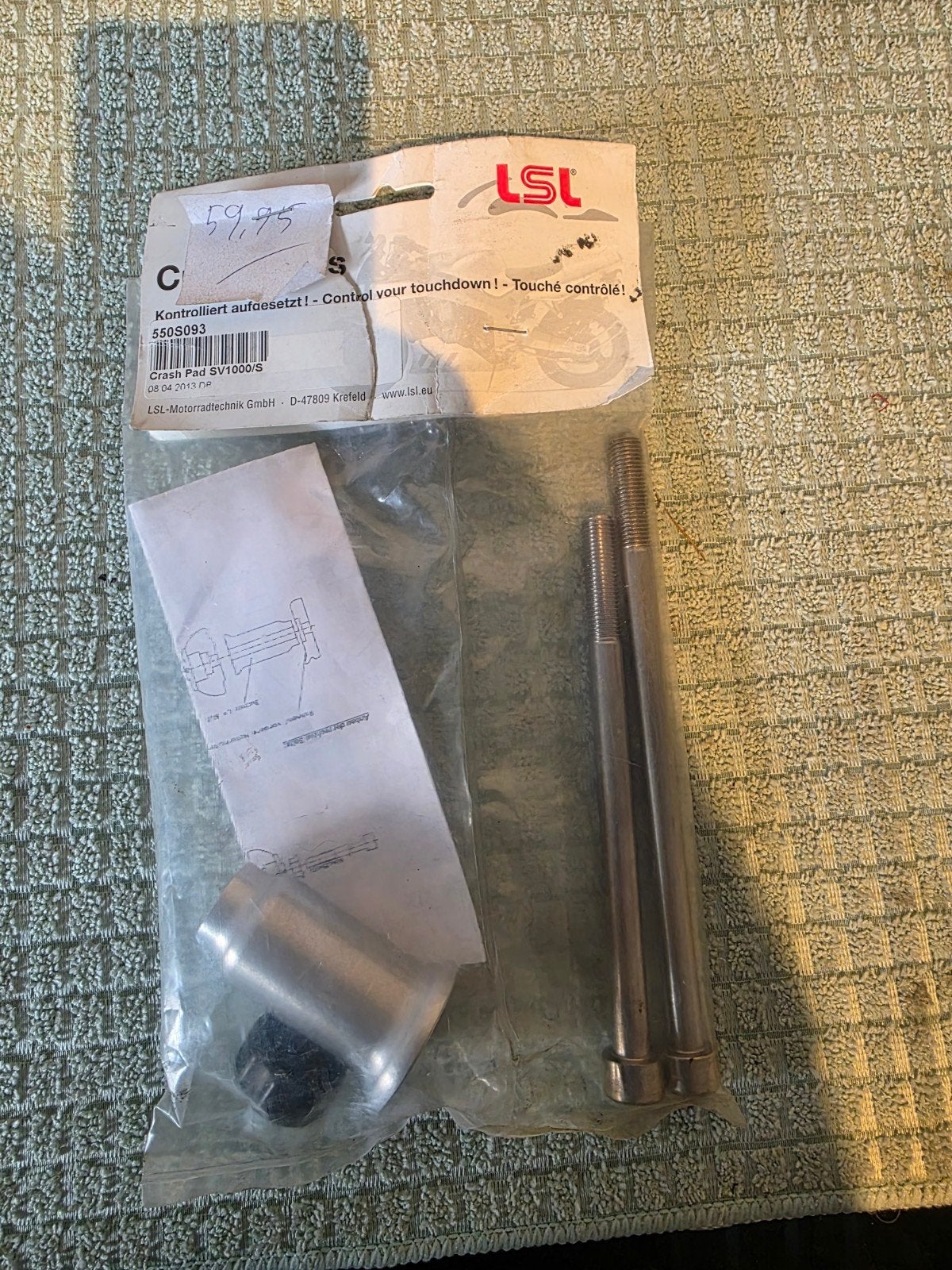 LSL Crash Pad Anbaukit voor Suzuki SV1000/S, Ophalen of Verzenden