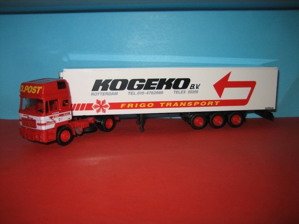 Kogeko-Post  Rotterdam NL  MAN met oplegger AWM, Ophalen of Verzenden, Zo goed als nieuw, Bus of Vrachtwagen, AWM