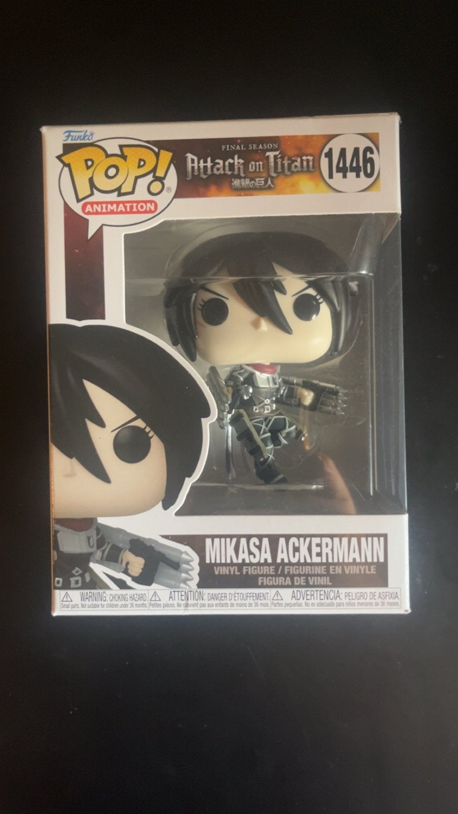 Funko Pop! Mikasa Ackerman Attack on Titan (1446), Ophalen, Nieuw