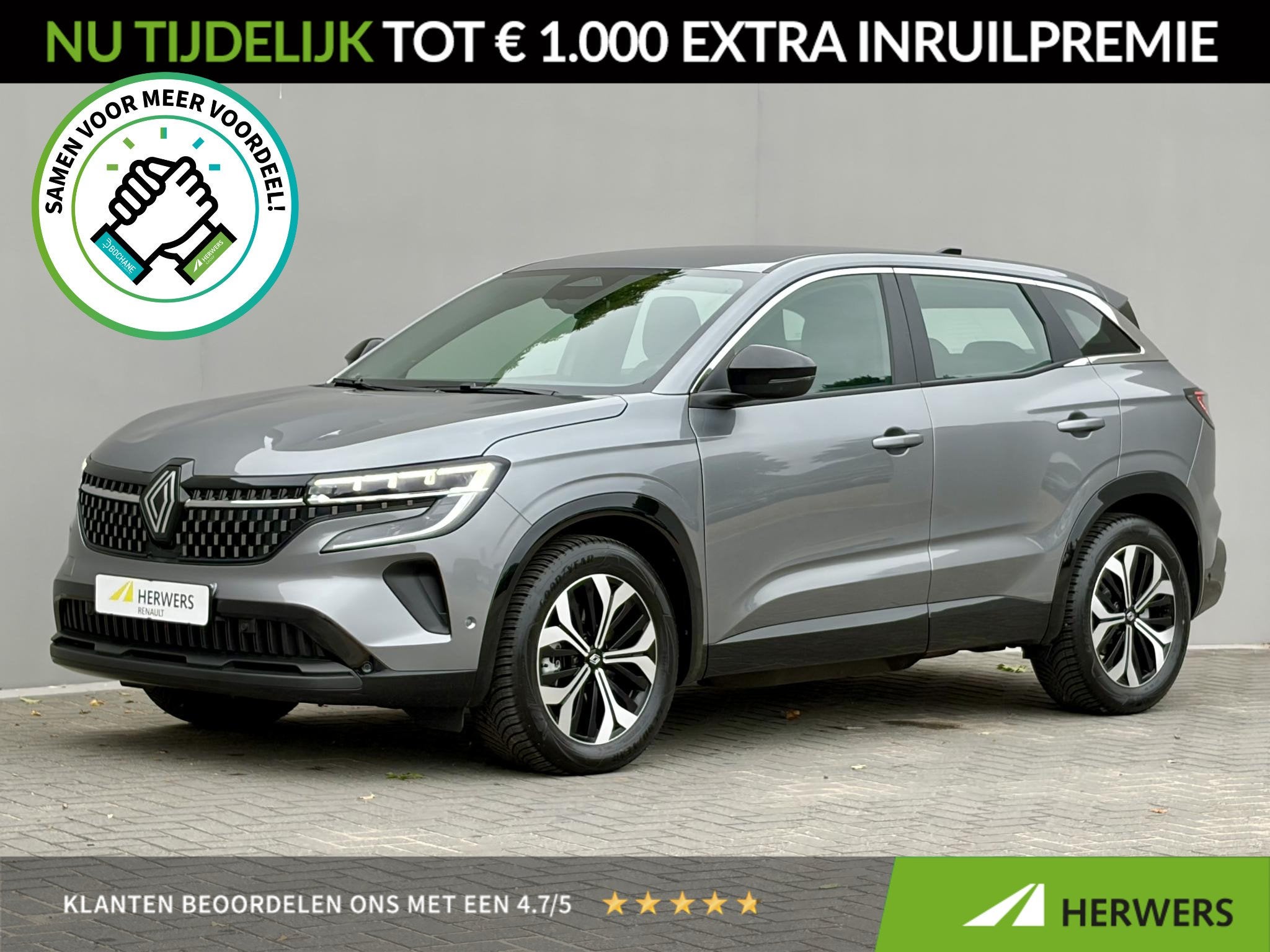 Renault Austral 1.2 E-Tech full hybrid 200 evolution / Fabri, Auto's, Stof, Gebruikt, Euro 6, 1199 cc