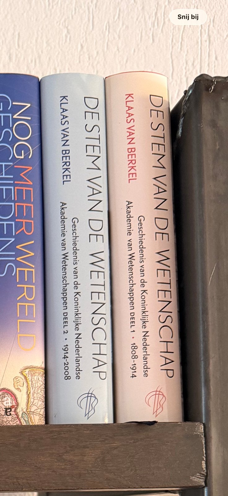 Klaas van Berkel De stem van de wetenschap 2 boeke, Boeken, Literatuur, Ophalen of Verzenden, Zo goed als nieuw