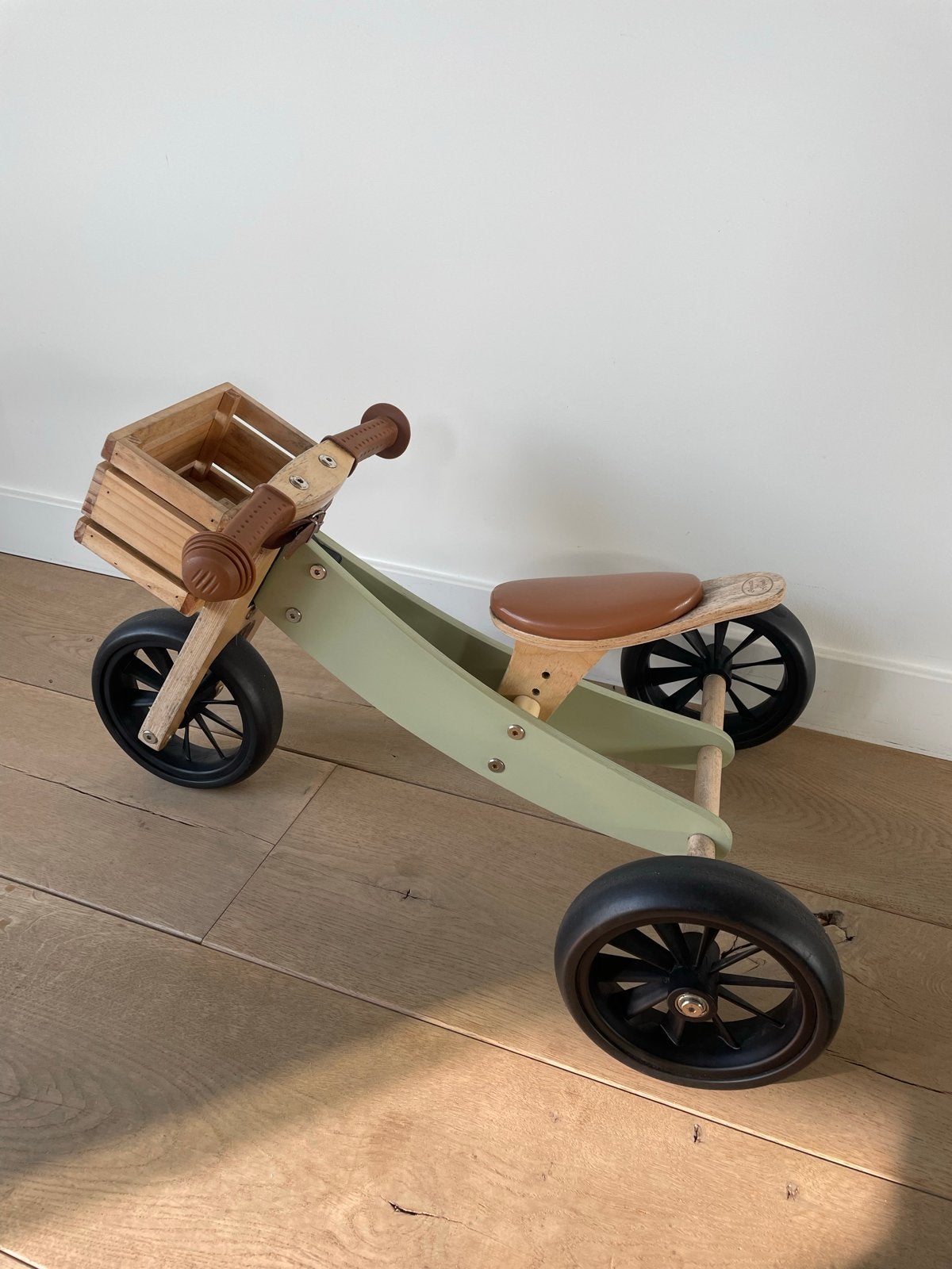 Bandits & Angels loopfiets Smart bike 4in1 olijfgroen, Ophalen, Zo goed als nieuw, Loopfiets