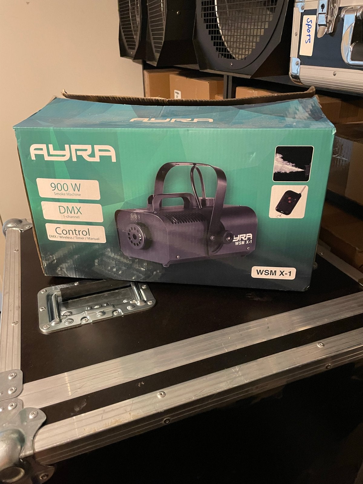 Ayra WSM X-1 Rookmachine 900W met DMX en afstandsbediening, Ophalen, Nieuw, Rookmachine
