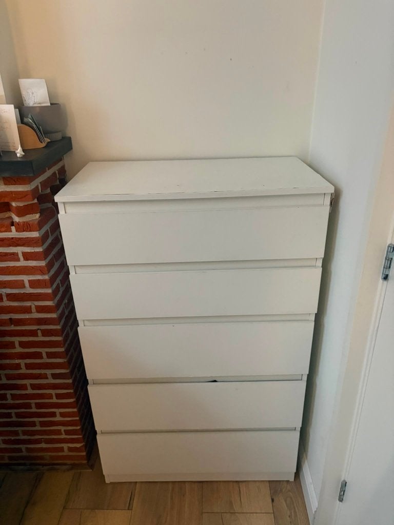 commode, Huis en Inrichting, Kasten | Dressoirs, Ophalen, Gebruikt, 25 tot 50 cm, Overige houtsoorten