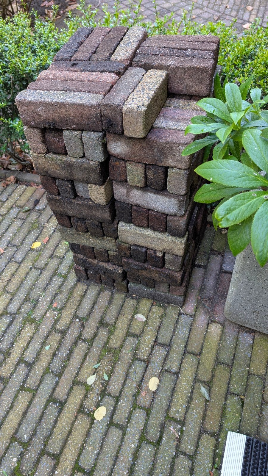 Gratis waaltjes, Ophalen, Beton, Klinkers
