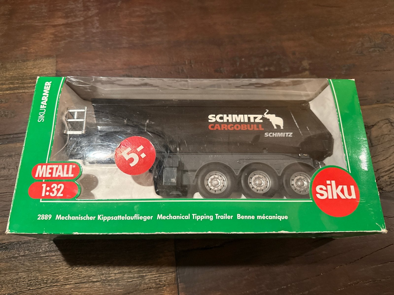 Nieuwe SIKU Farmer Schmitz Cargobull Kippsattelauflieger 1:3, Ophalen of Verzenden, Nieuw, Tractor of Landbouw, SIKU