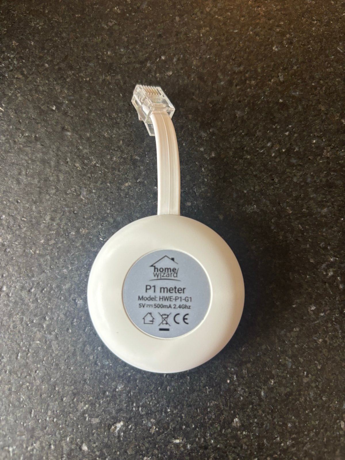HomeWizard P1 meter - Slimme energiemeter, Ophalen, Zo goed als nieuw, Wit, Kunststof