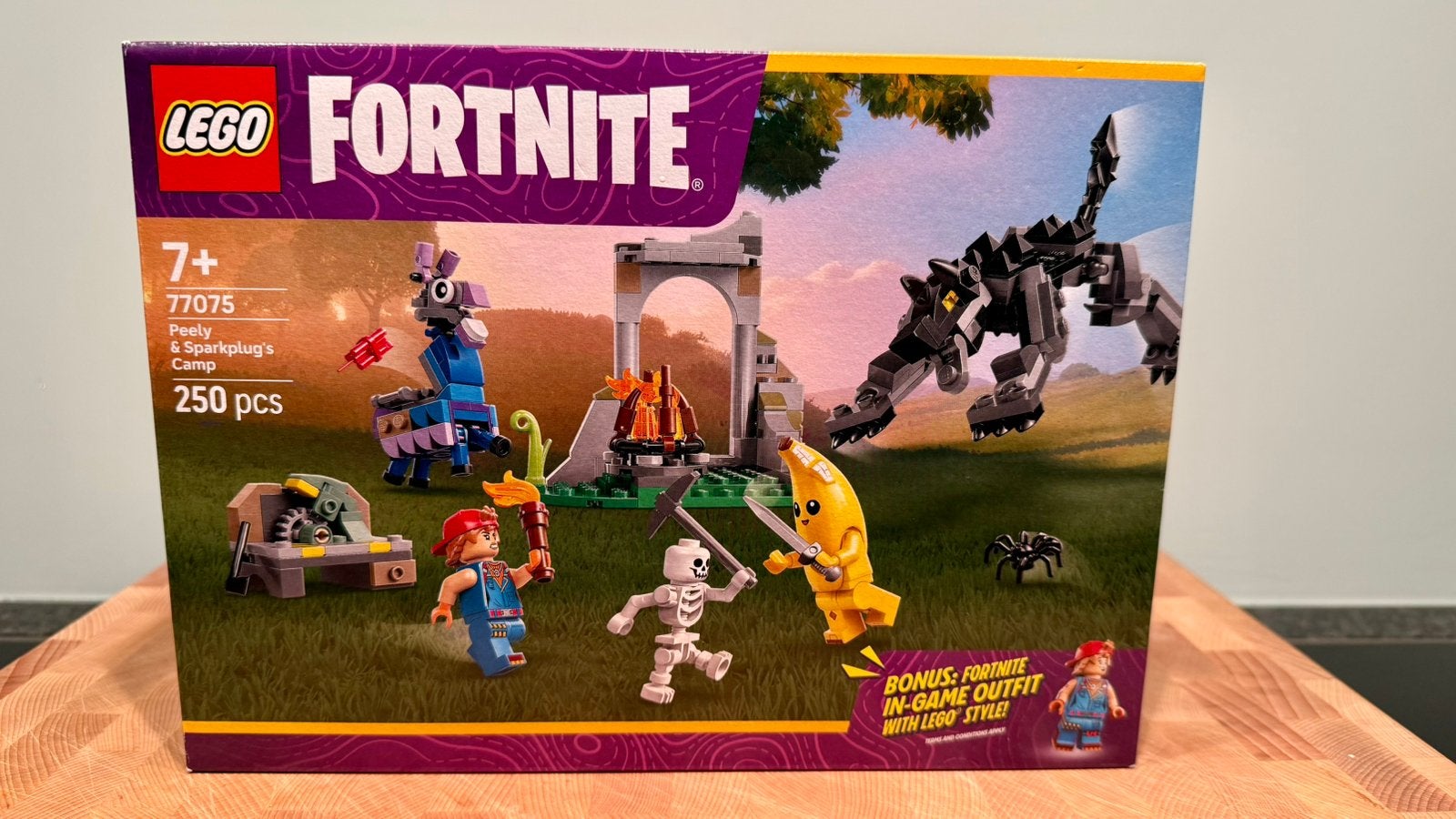 Lego Fortnite 77075 Peely & Sparkplug’s camp NIEUW!, Overige thema's, Lego, Nieuw, Ophalen of Verzenden