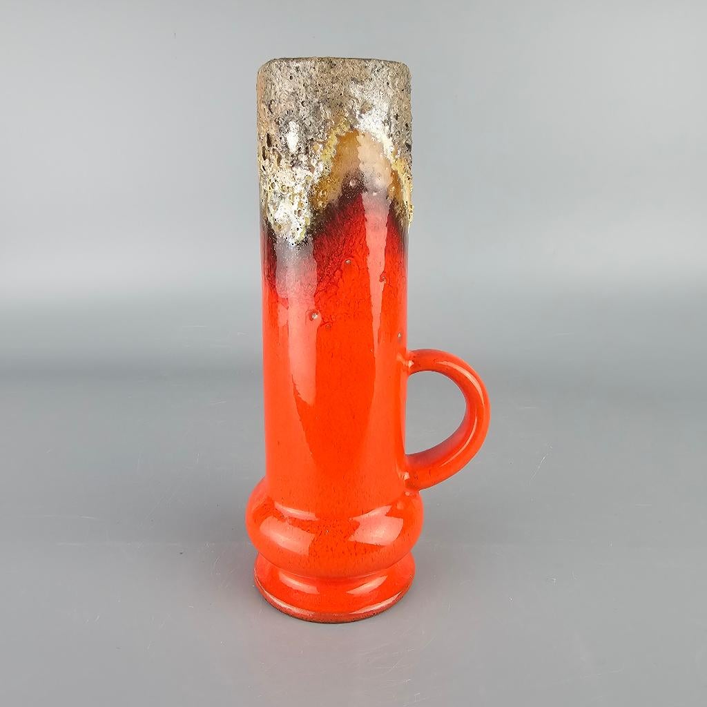 Vintage West-Duitse Fat Lava vaas. Roth Keramik 112/22, Ophalen of Verzenden