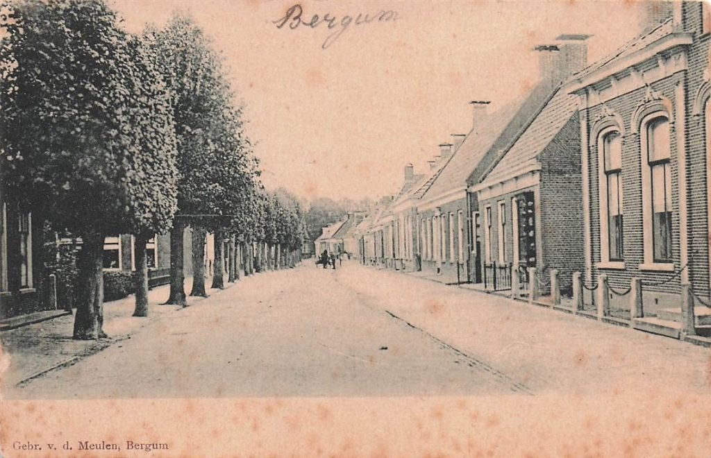 703-119-037 Bergum, Verzenden, Voor 1920, Friesland
