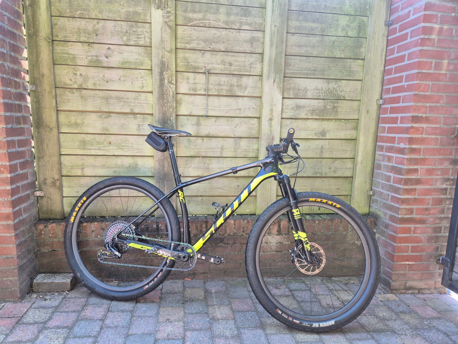 Scott Scale rc  met carbon wielen en powermeter, Gebruikt, Hardtail, Schijfrem, 53 tot 57 cm