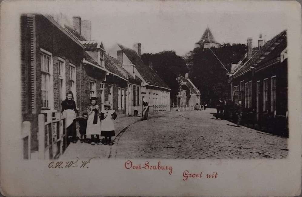 Oost-Souburg (Zeeland) - ca. 1900/1905, Ophalen of Verzenden, Voor 1920, Gelopen, Zeeland