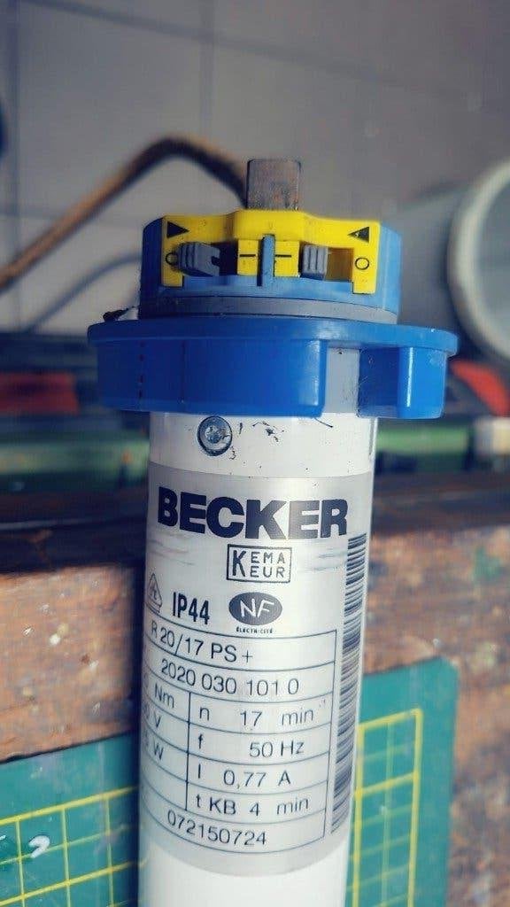 motor zonnescherm 20 Nm, Ophalen of Verzenden, Gebruikt, Knikarmscherm, Elektrisch