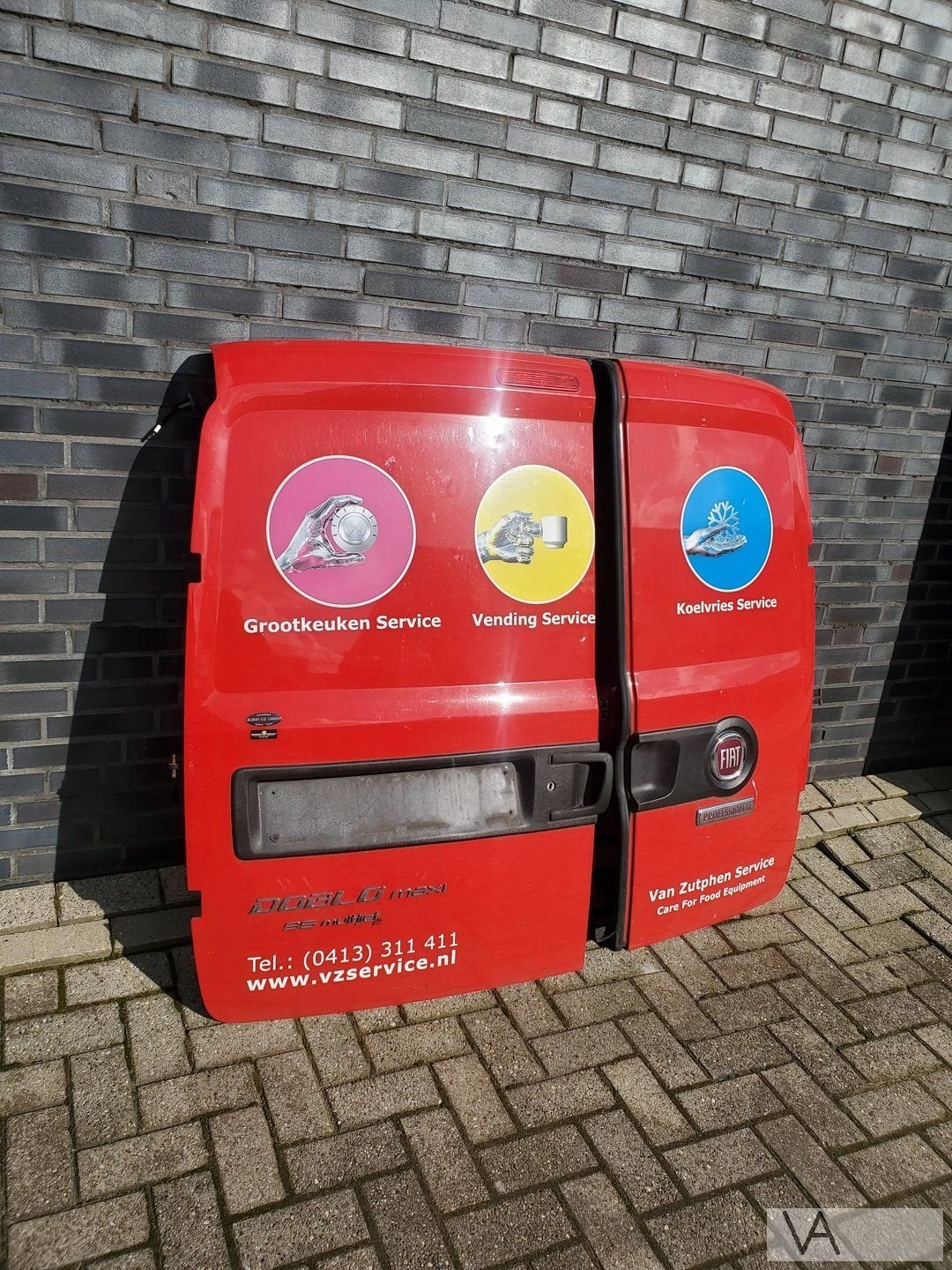 Fiat Doblo / Opel Combo deur bestelbus rechts achter 2010 >, Auto-onderdelen, Gebruikt, -, Ophalen of Verzenden, Achter