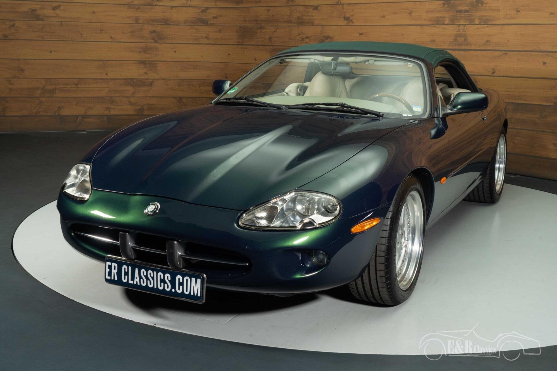 Jaguar XK8 Cabriolet | 1998, Auto's, Automaat, Achterwielaandrijving, Beige, Leder