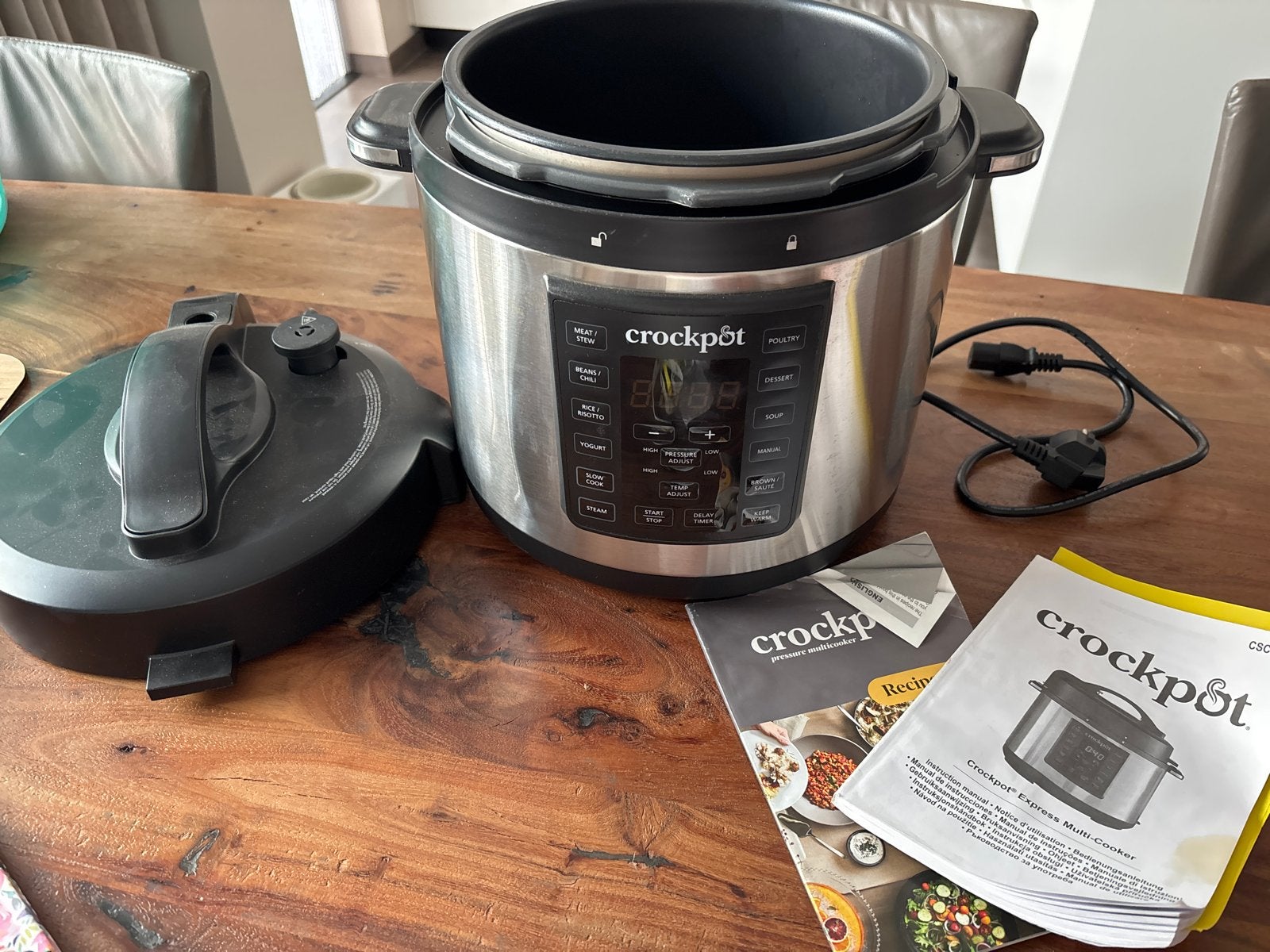 Crockpot CSX051X Express Multi-Cooker - Zo goed als nieuw, Witgoed en Apparatuur, Ophalen of Verzenden, Zo goed als nieuw