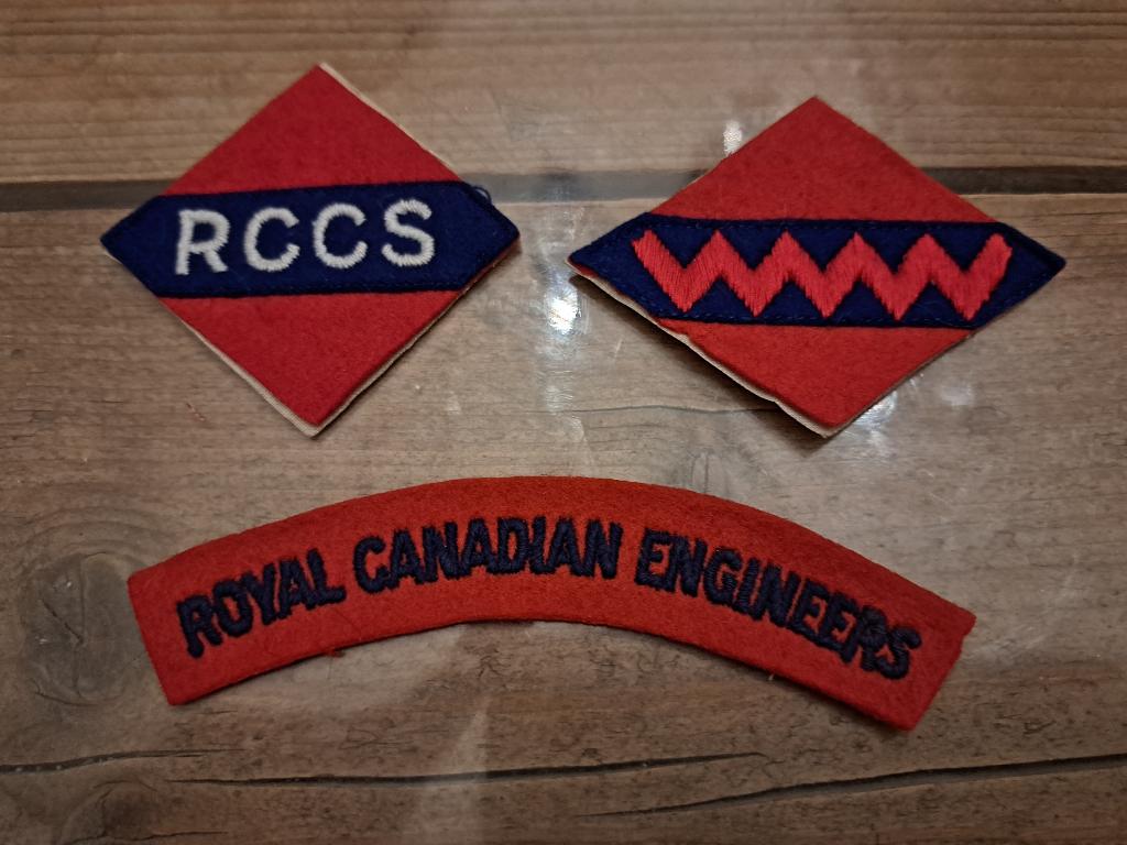 ww2 canadian cloth badges, Verzenden, Landmacht, Overige gebieden, Embleem of Badge