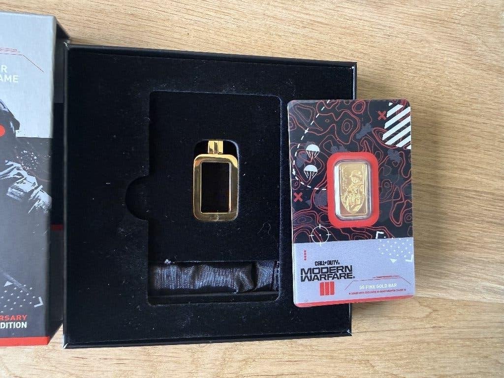 5 gram goud baar 24k met hanger - Pamp suise, Ophalen of Verzenden, Goud
