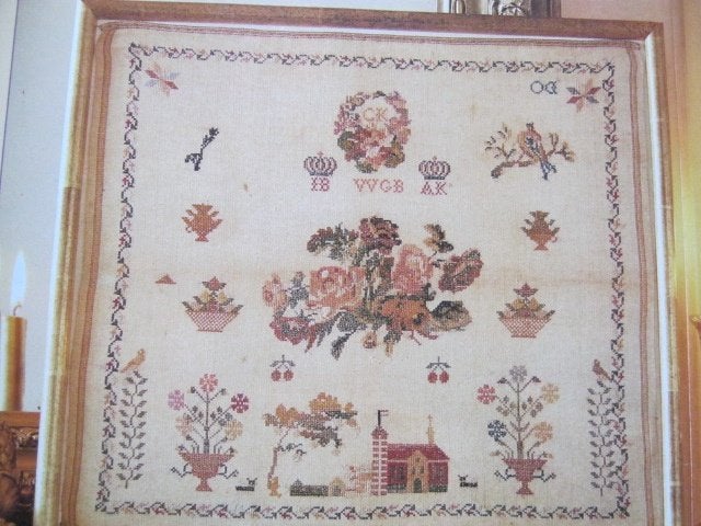 Borduurpatroon  Merklap   nr 7308, Hobby en Vrije tijd, Verzenden, Nieuw, Handborduren, Patroon