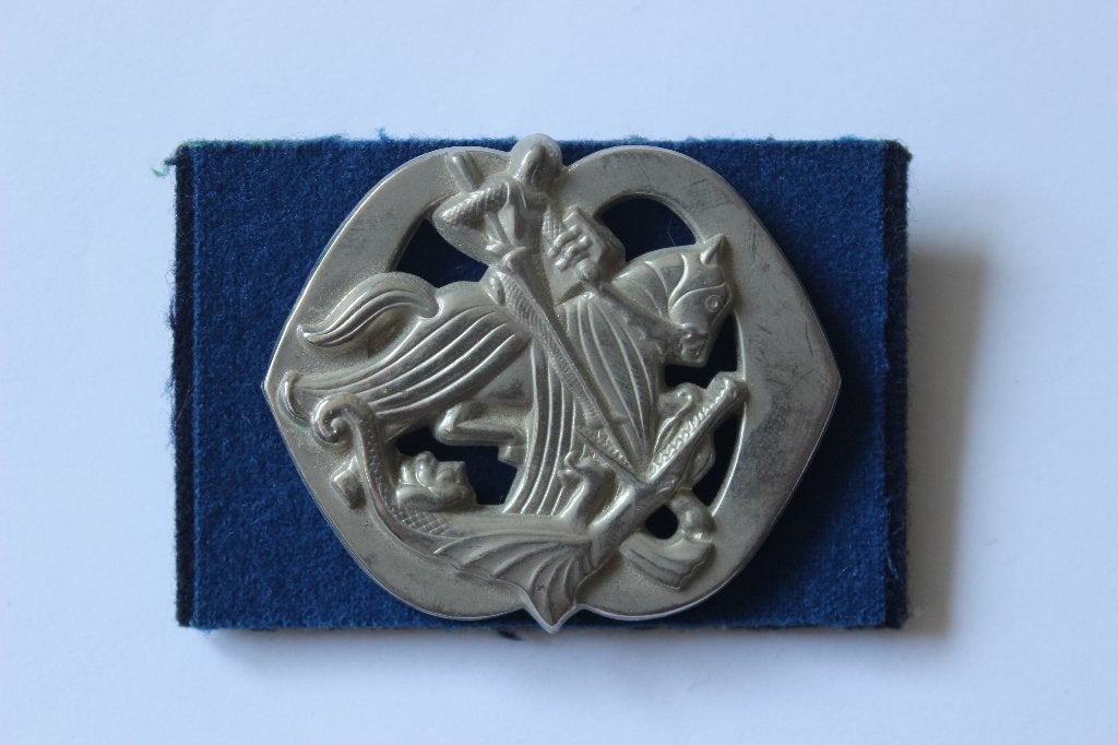 embleem  landmacht  blauw, Verzenden, Landmacht, Nederland, Embleem of Badge