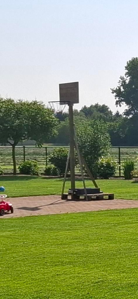 Basketbalnet, Ophalen, Ring, Bord of Paal