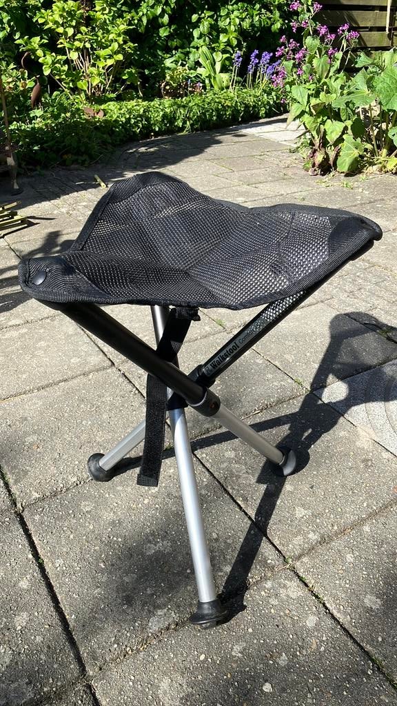 Walkstool  3-pootkruk 45 cm, Caravans en Kamperen, Ophalen of Verzenden, Gebruikt, Campingstoel
