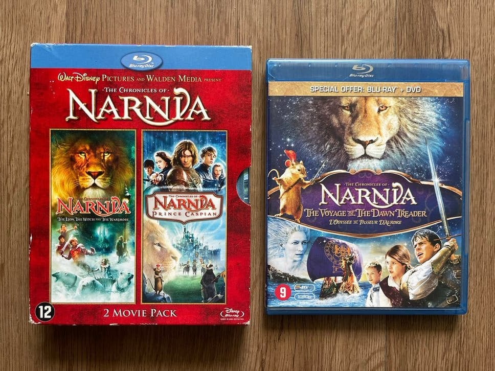 The Chronicles of Narnia Blu-ray Collectie (3 films), Nederlands, Boxset, Science Fiction en Fantasy, Ophalen of Verzenden