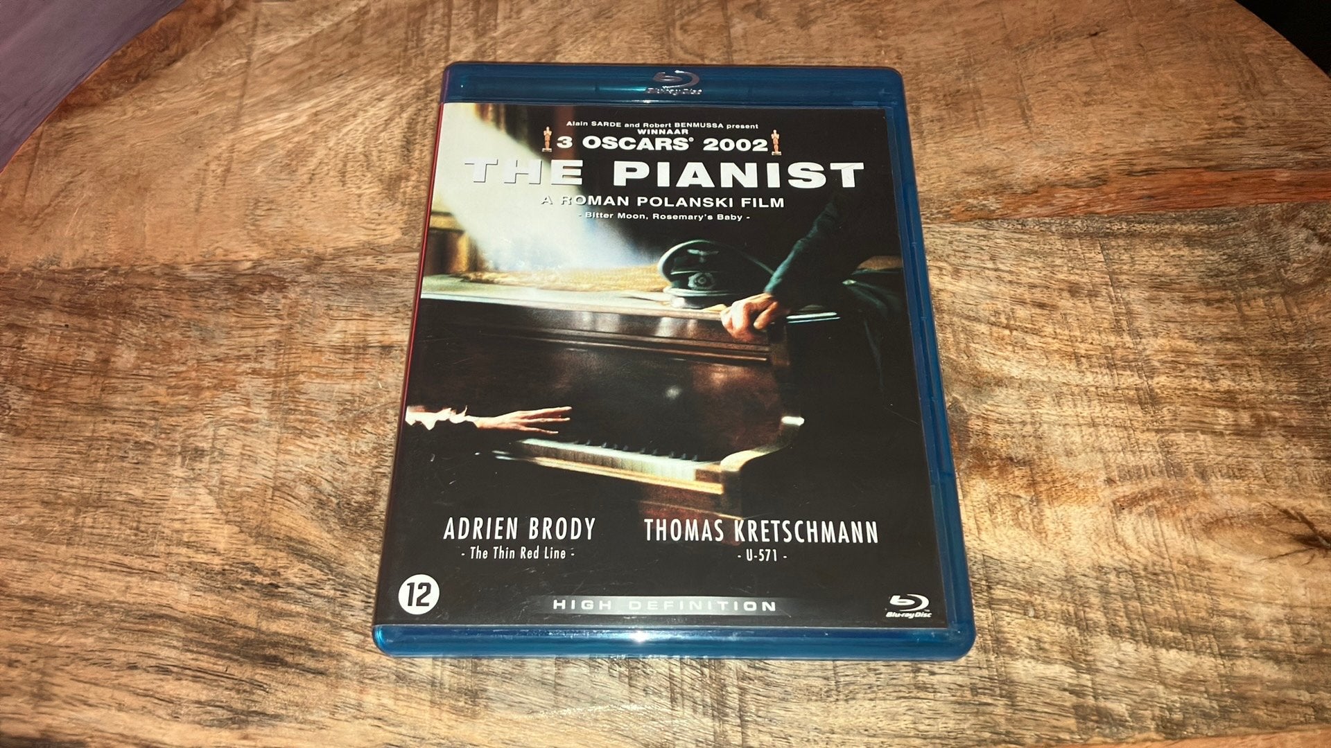 The Pianist Blu-ray + dvd, Ophalen of Verzenden, Zo goed als nieuw