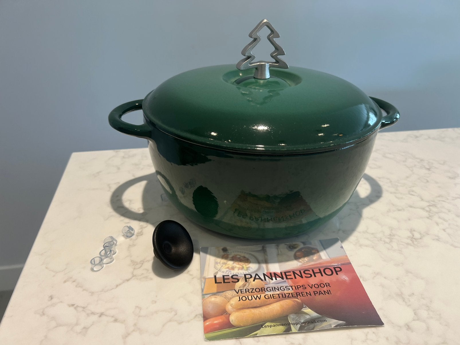 Nomar/Staub gietijzeren braadpan 26 cm in perfecte staat, Geschikt voor inductie, Ophalen of Verzenden, Zo goed als nieuw, Staub