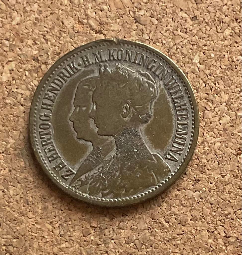 Huwelijk 1901 Z.H. Hertog Hendrik / H.M. Koningin Wilhelmina, Ophalen of Verzenden, Overige materialen, Nederland