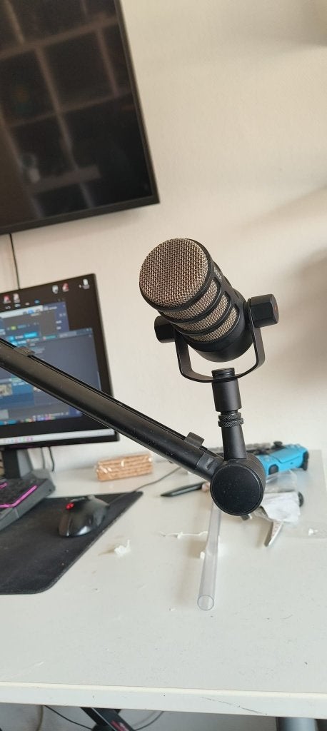 Rode podmic Set (mic, kabel, standaard en mixpaneel), Muziek en Instrumenten, Ophalen of Verzenden, Zo goed als nieuw, Overige typen