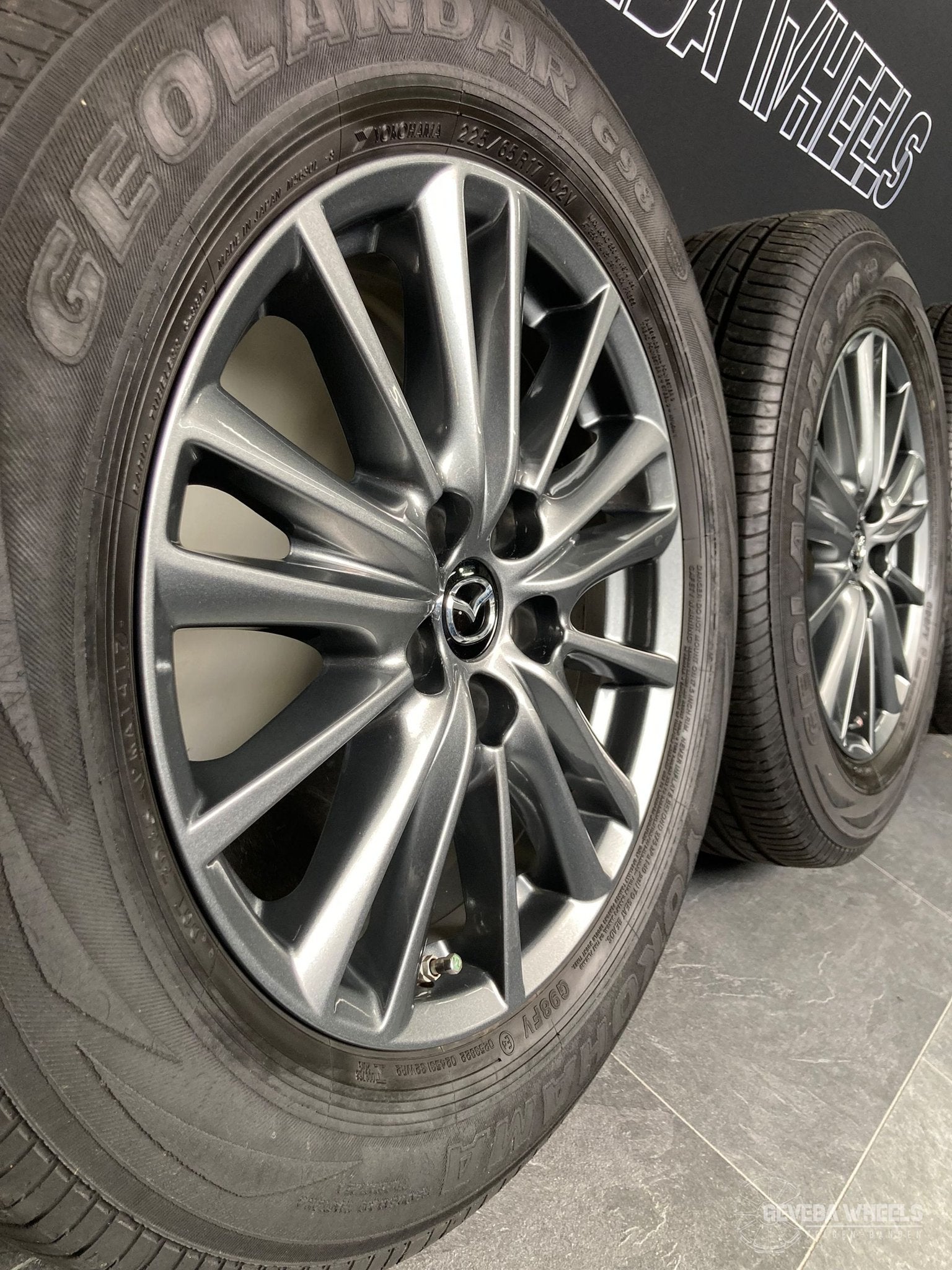 17” originele Mazda CX5 velgen + banden 5x114.3 9965A17070, Gebruikt, -, -, Banden en Velgen