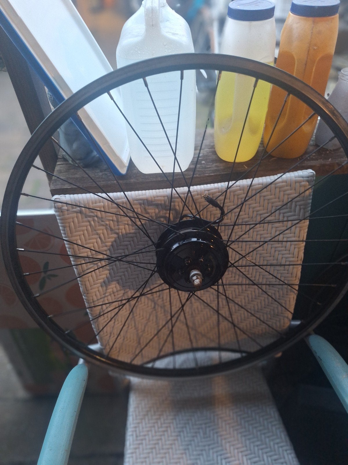 E bike motorvoorwiel popal, Elektrische fiets, Gebruikt, Ophalen of Verzenden, Motor